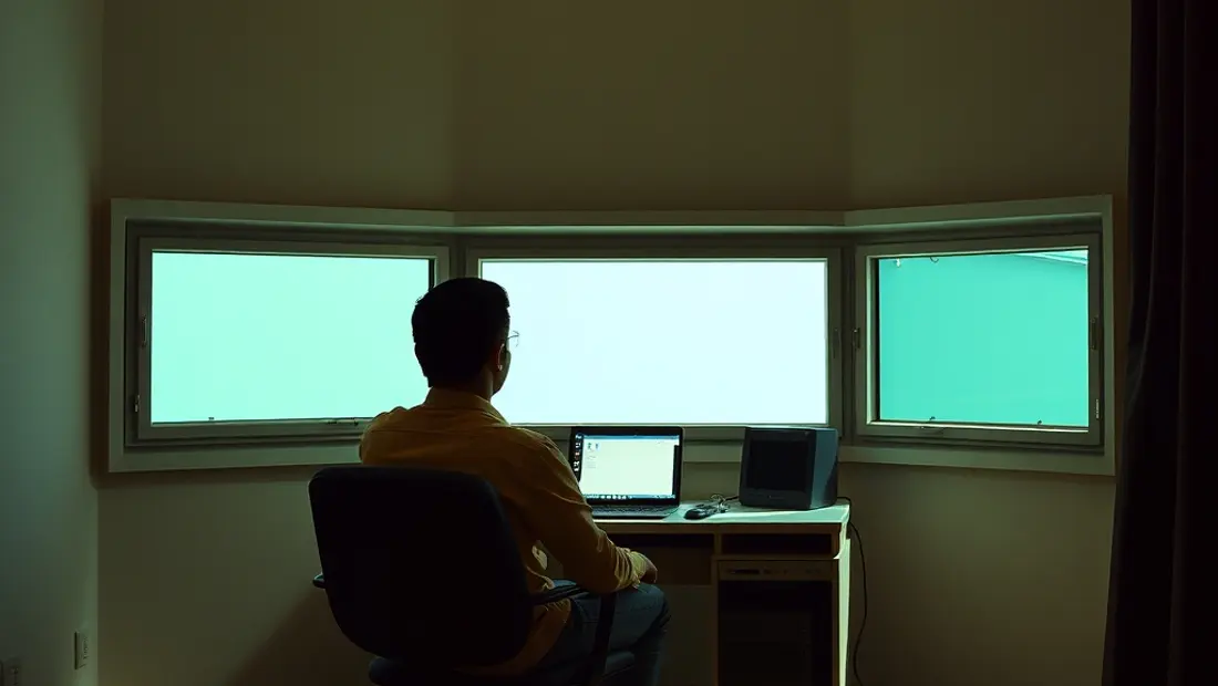 Persona en un espacio de trabajo