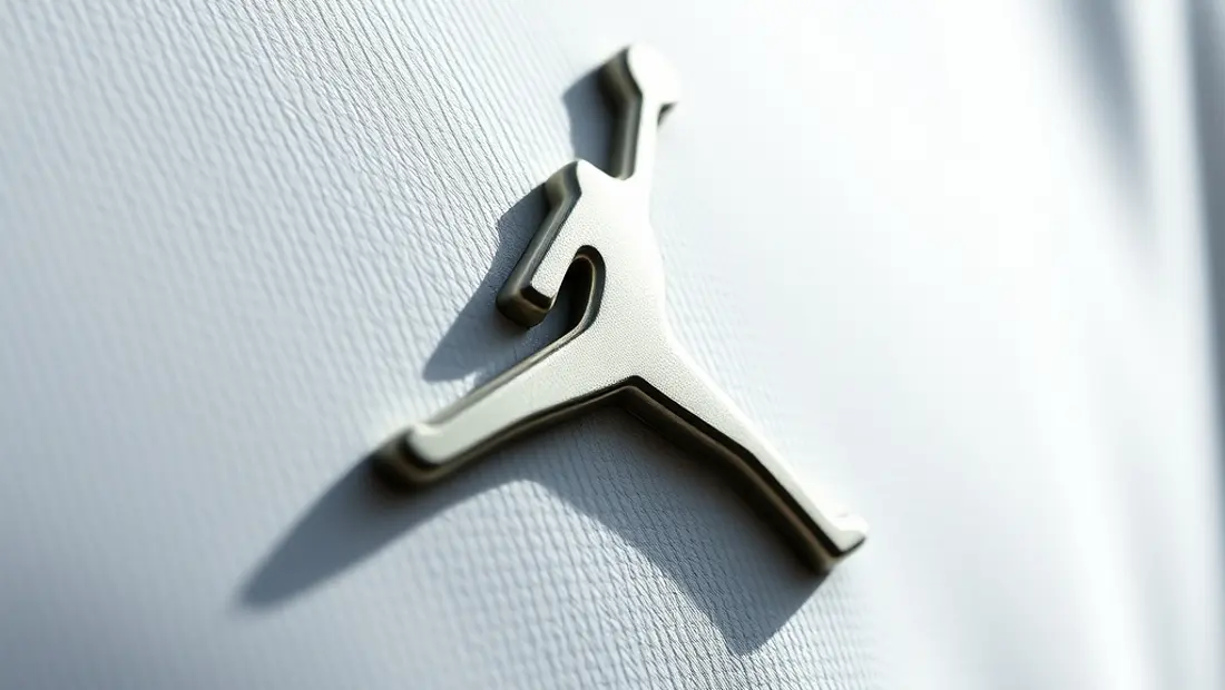 Un detalle del logo Jumpman.