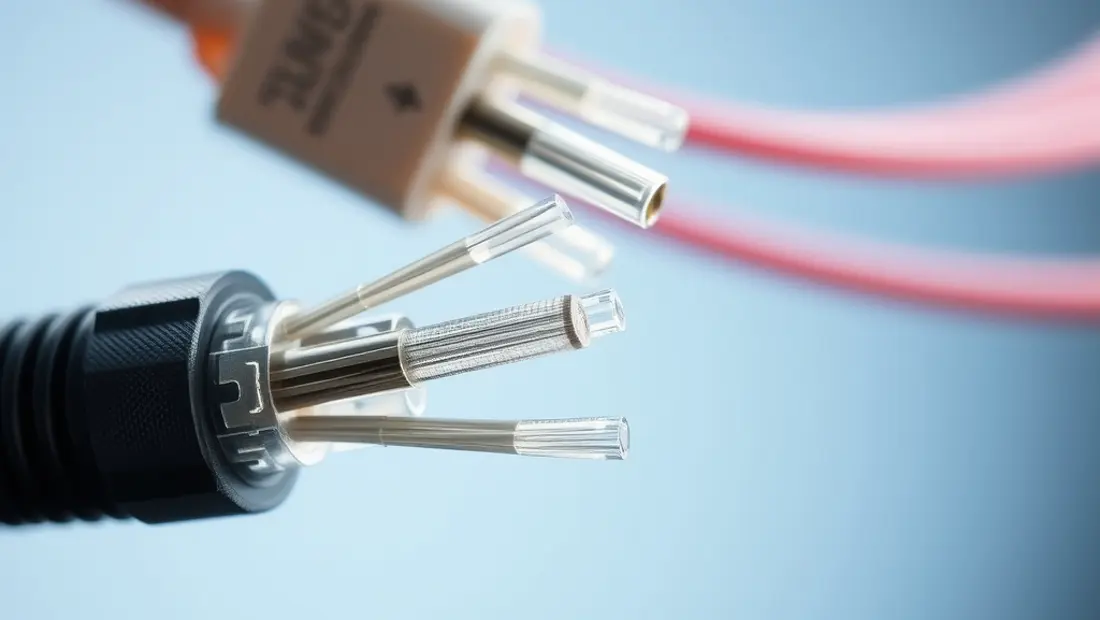 Câble structuré avec connecteurs et fibres