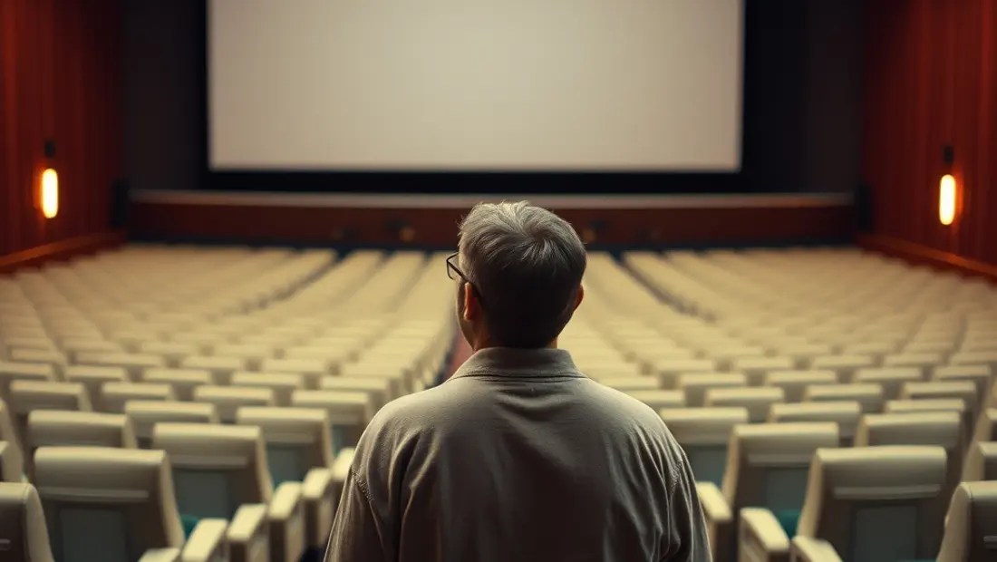 Persona en una sala de cine
