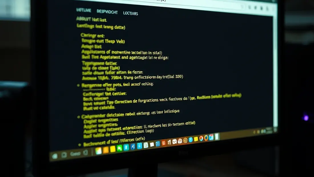 Une page de la deep web en ligne.
