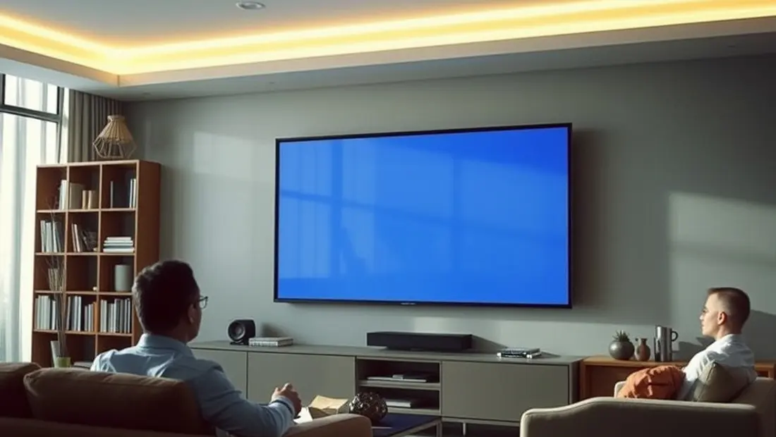 Pantalla de televisión con personaje de la serie.