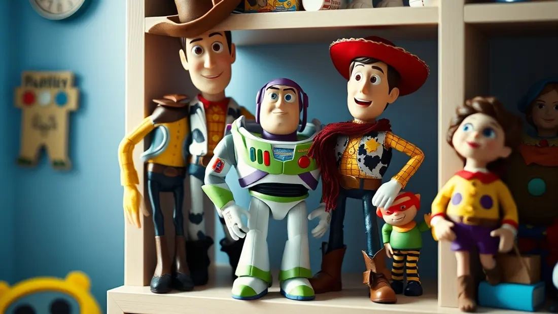 Jouets de la série Toy Story en une pièce de jeux