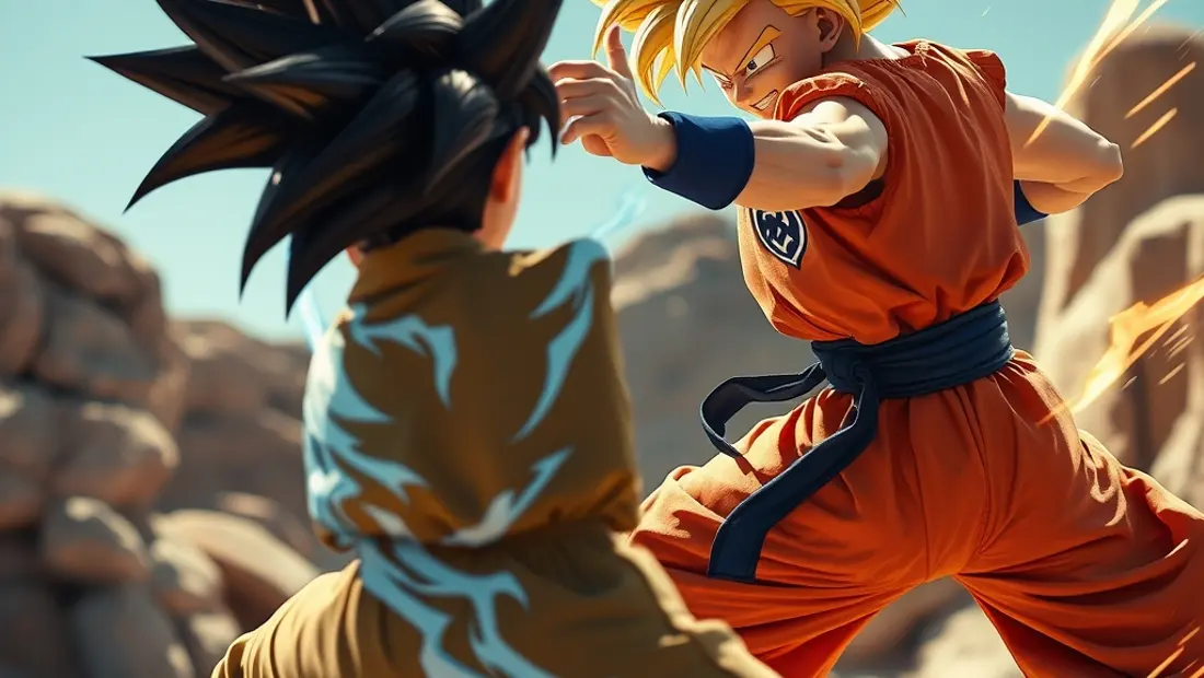 Lucha en un juego de pelea