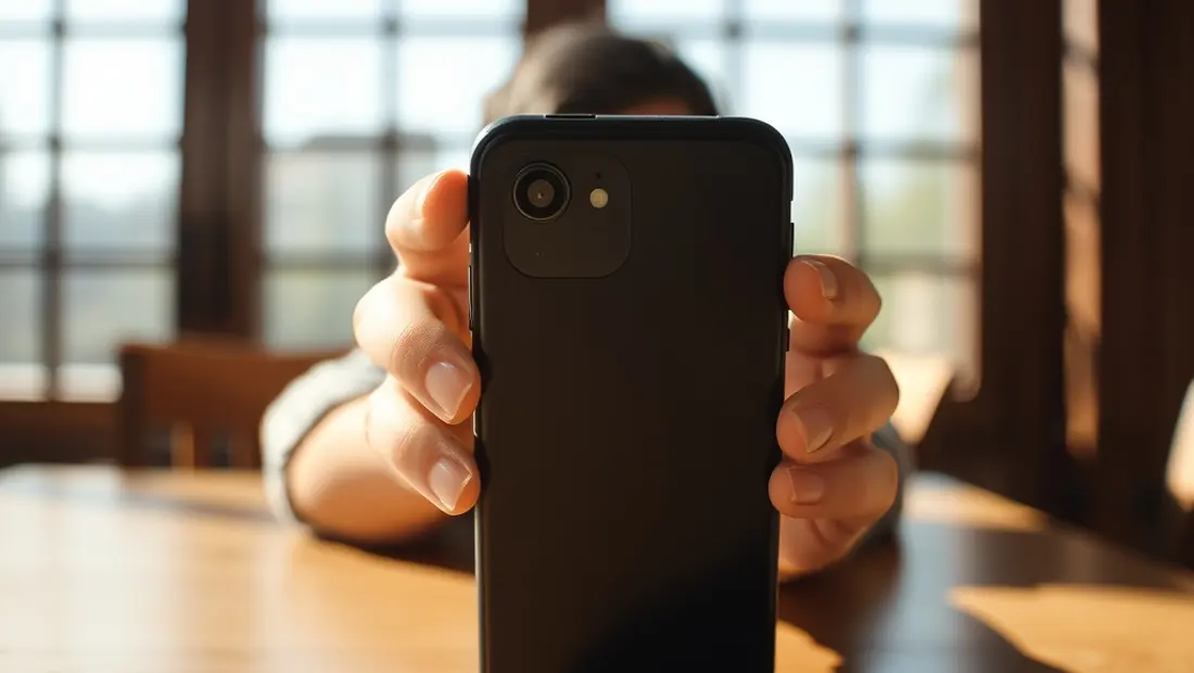 Un teléfono con diseño filtrado