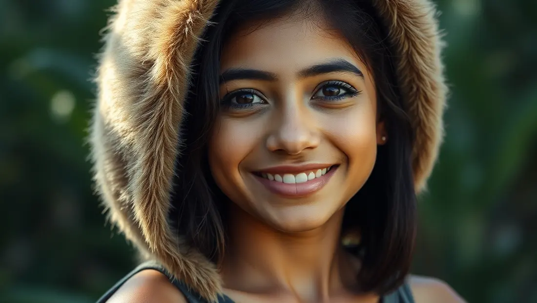 Un osito sonriente con ojos brillantes