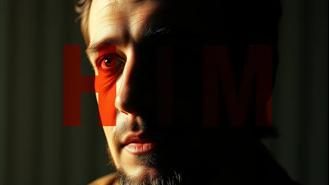 Affiche de película con título 'Him'