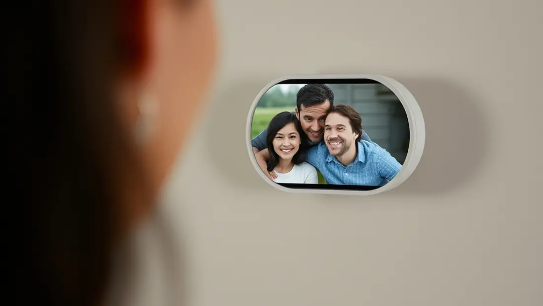 Une personne connectée à son dispositif intelligent.
