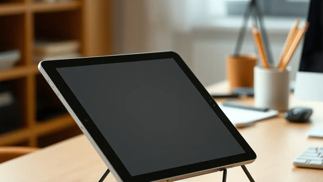 Tabletta plegable en uso