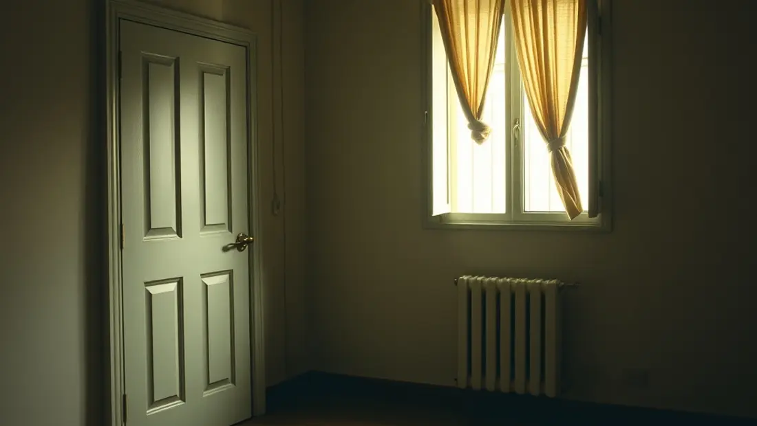 Habitación oscura y vacía