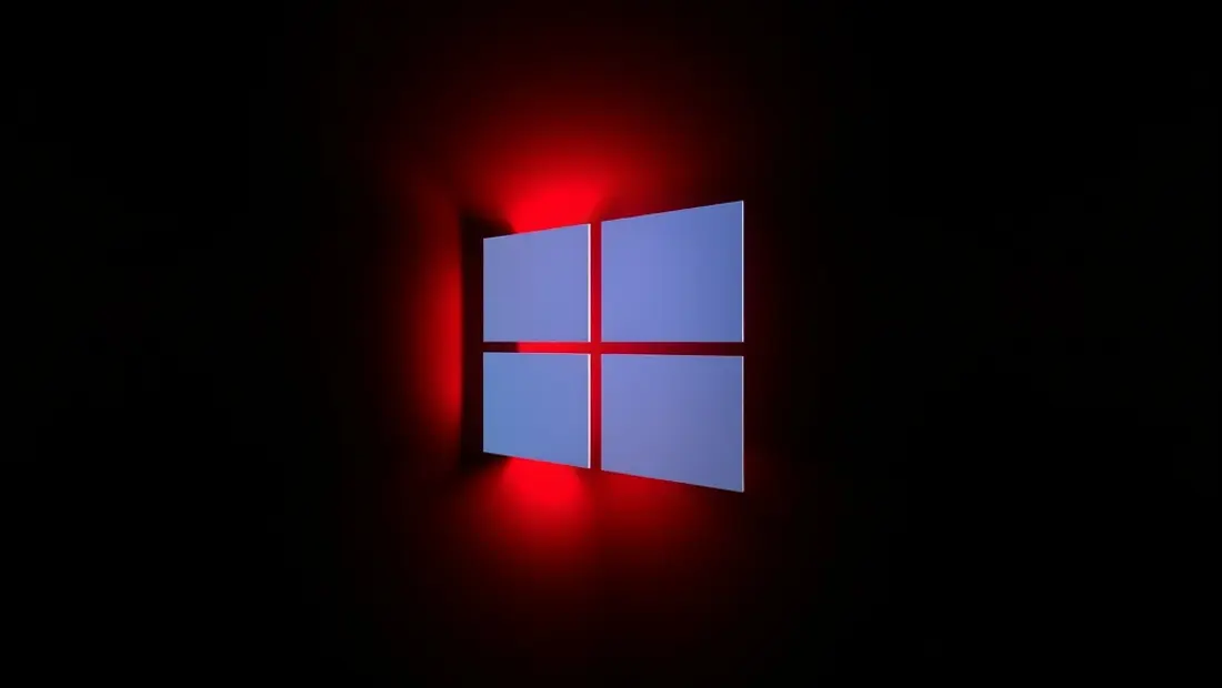 Logo de Windows en 3D.