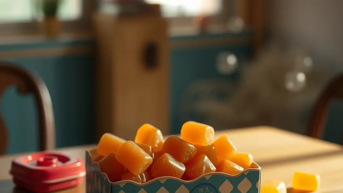 Caramelos efervescentes en boîte