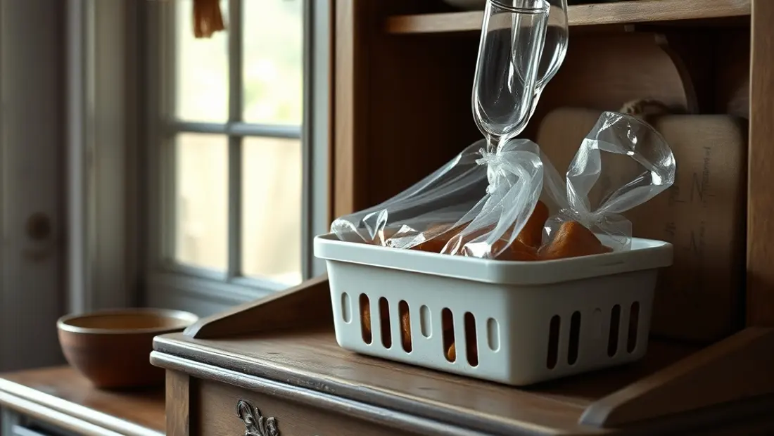 Una caja vacía de Phoskitos en una estantería de cocina antigua