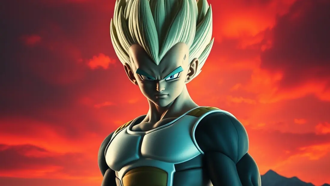 Vegeta en forma Super Saiyan