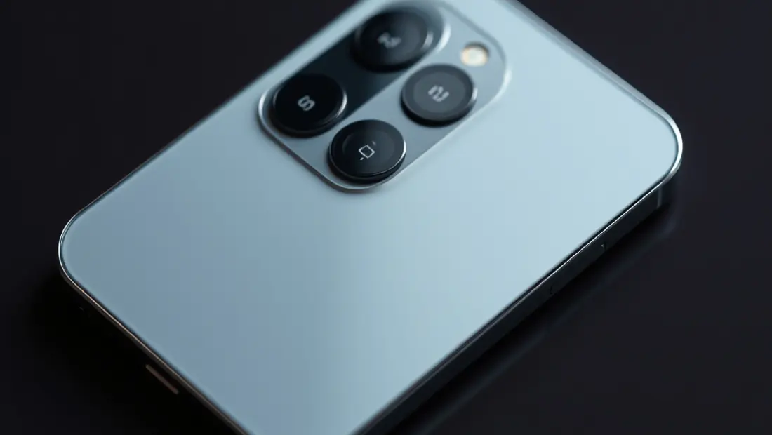 Un detalle del diseño del teléfono móvil.