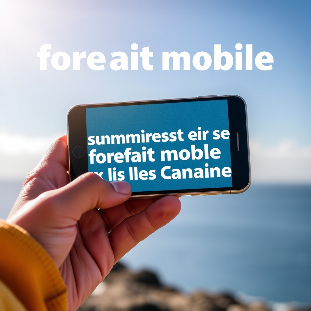 Comment choisir son forfait mobile aux Iles Canaries en 2026 : Guide complet